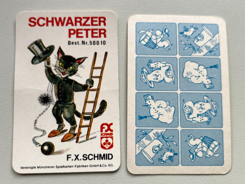 Schwarzer peter als - schwarzer,