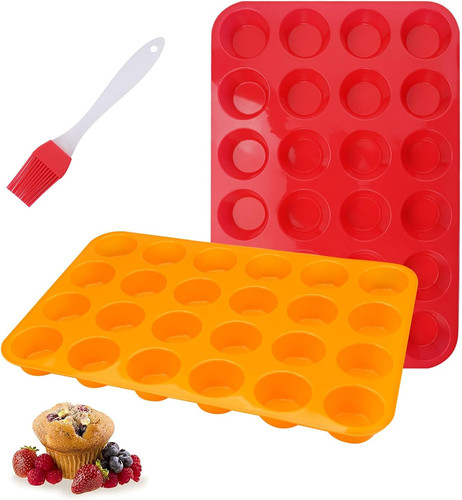 Kleine silikon muffinform set - muffinform,