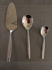 Tortenschaufel, Sahnelöffel, Zuckerlöffel, Sarosil 18/8