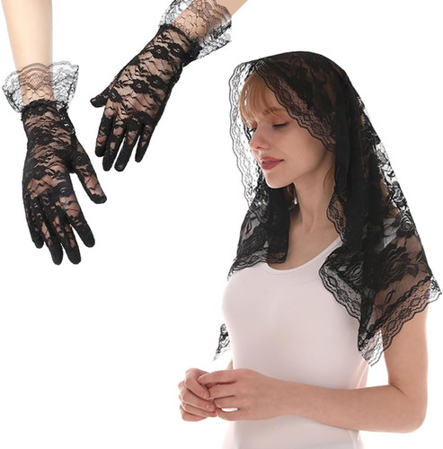 Mantilla schleier kurze - schleier, &