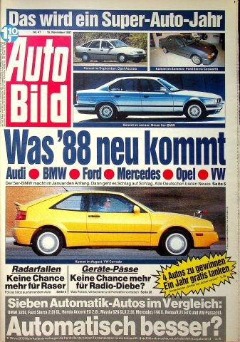 Auto bild 1987 - auto, 47/1987