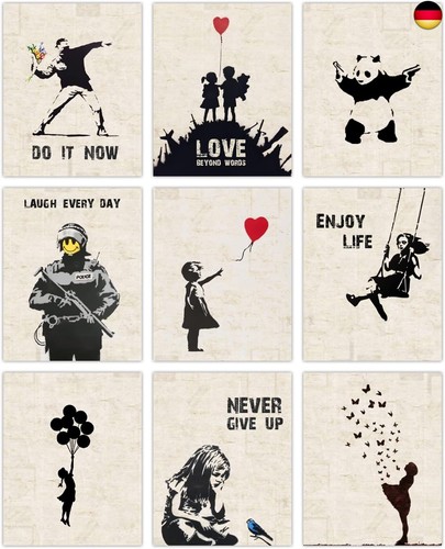 Infunly 9er set banksy wand - 9er,