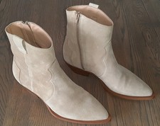 Ralph Harrison Cowboyboots Gr. 40 sand beige Nubukleder NEU