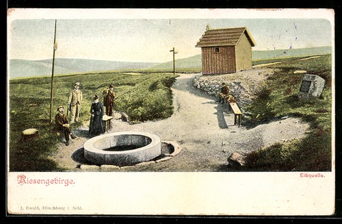 Ansichtskarte holzhütte - ansichtskarte,