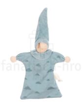 Alana Schmusetuch Püppchen mit Wolken Muster blau Kuscheltuch Puppe DM