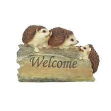 Willkommen schild igel - schild,