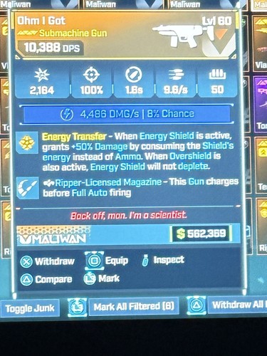 Borderlands lvl 60 god - borderlands, 4⭐️lvl