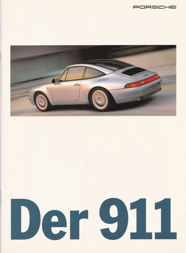 Porsche 911 original prospekt - porsche, original-prospekt