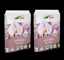 2 x Cuxin DCM Aktiv-Erde Orchideen 5 L Orchideenerde Blumen Pflanzerde Substrat