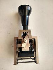 Antiker Paginierstempel /  Nummernzähler von Reiner (0238)