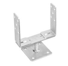 U-Pfostenträger Pfosten Stützenfuß PRST  60mm-200mm  einstellen