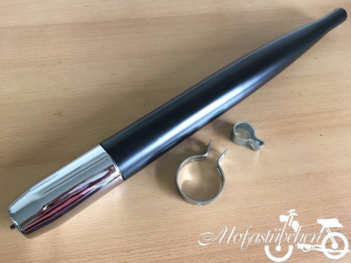 Neu auspuff schwarz chrom - auspuff,