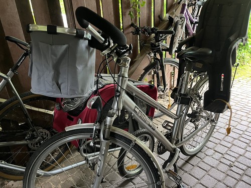 Damenrad gebraucht silber - gebraucht,