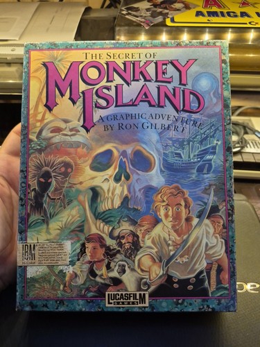 Monkey island game commodore - monkey,