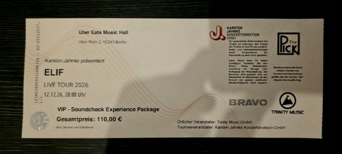 Elif ticket berlin - ticket,