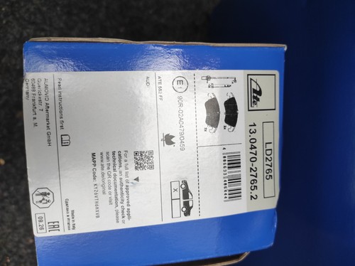Ate ld2765 bremsbeläge vorne - ld2765,