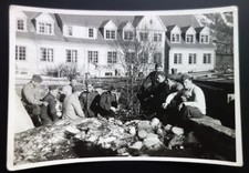 Original Foto deutsche Soldaten vor Quartier Wäscheleine Gebirge Norwegen 2.WK