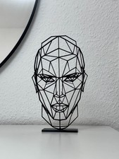 Line Art Skulptur Gesicht |