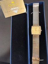 Eden Switzerland Swiss Made Damenuhr vergoldet