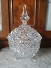 Kristall glas dose bonboniere - dose,