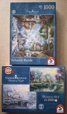 3 x 1000 Teile (1x Puzzle-Set  + 1x 1000 Teile ) Thomas Kinkade Schmidt Puzzle