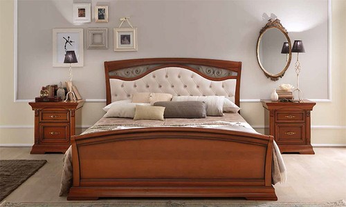 Klassisches bett doppelbett - bett,