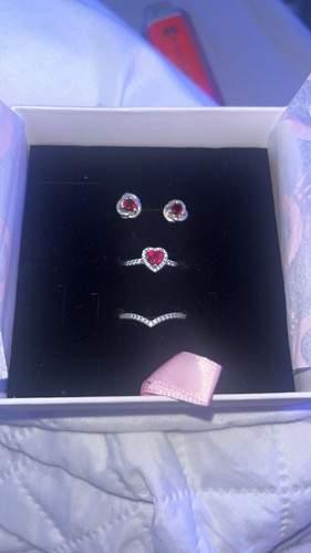 Pandora set elevated heart - elevated,