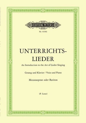 Unterrichtslieder medium voice