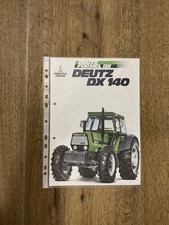 Orig. DEUTZ FAHR DX 140 Prospekt Brochure Traktor Schlepper Landmaschinen G2