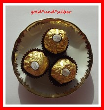 WINTERLING Marktleuthen BAVARIA Porzellan KONFEKTTELLER edel GOLDDEKOR vintage