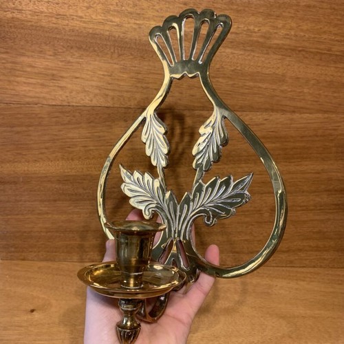Wandkerzenhalter messing - wandkerzenhalter,