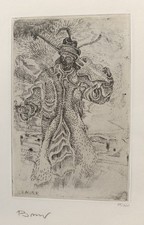 Arik Brauer "Landstreicher"