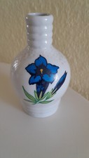 Porzellan Vase Blauer Enzian