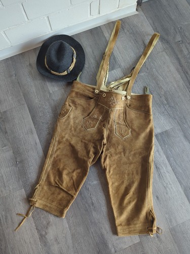 Almsach herren lederhose braun - almsach,