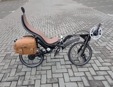 E-Bike Liegerad Flevobike Flevo Recumbentbike Fahrrad Hands-free driving