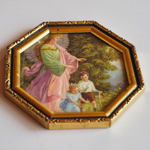 Vintage schutzengel bild - schutzengel,
