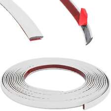 Zierleiste 14mm x 5m | Grau Weiß | flexibel selbstklebend | Kontur Leiste 