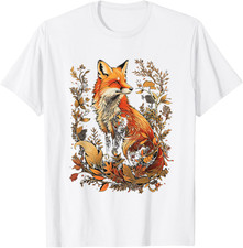 Fuchs Silhouette Blumen