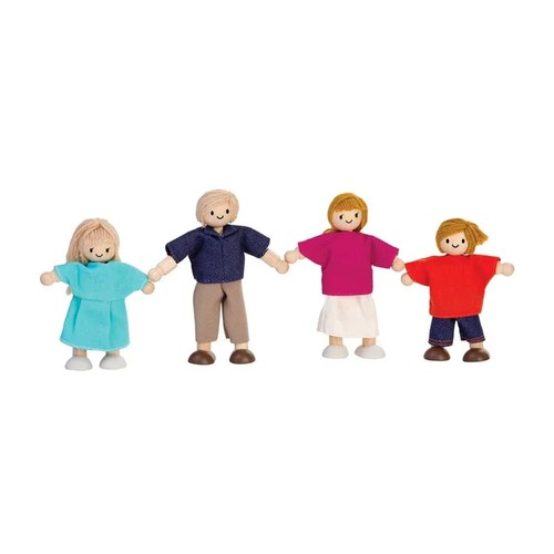 Puppenhaus familie holz - puppenhaus,