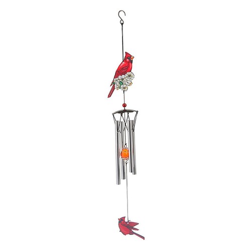Rotes vogel windspiel - rotes, vogel-windspiel