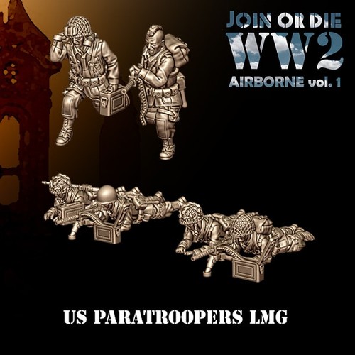 Airborne ww2 28mm resin - 28mm, –