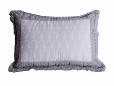 PATCHWORK KISSEN ROSEN & SPITZE SOFAKISSEN VINTAGE DEKOKISSEN SHABBY Kissenbezug