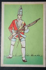 ROYAL SCOTS FUSILIERS um 1742 historische Uniformkarte DE10