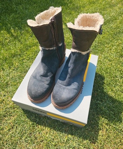 Manas damen leder boots - manas, mit