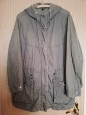 Hübsche H&M Damen Jacke Größe XL 46/48 grün khaki Parker