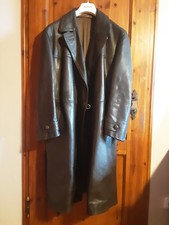 Brauner Ledermantel 40er/50er