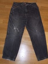 Willie Esco Duns, Jeans, Vinted, W38, L34, schwarz, Hose, weites Bein, XL