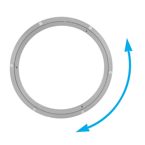 Aluminium drehteller 350mm - aluminium,