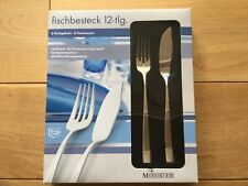Fischbesteck 12-tlg 6 Personen 18/10 “Monogram“ AMEFA Solingen NEU