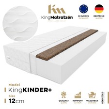 Kindermatratze babymatratze babybett matratze kokos H3/H4 KingKINDER PLUS 12cm